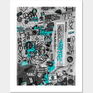 Tag Style Graffiti Sticker NYC Posters and Art